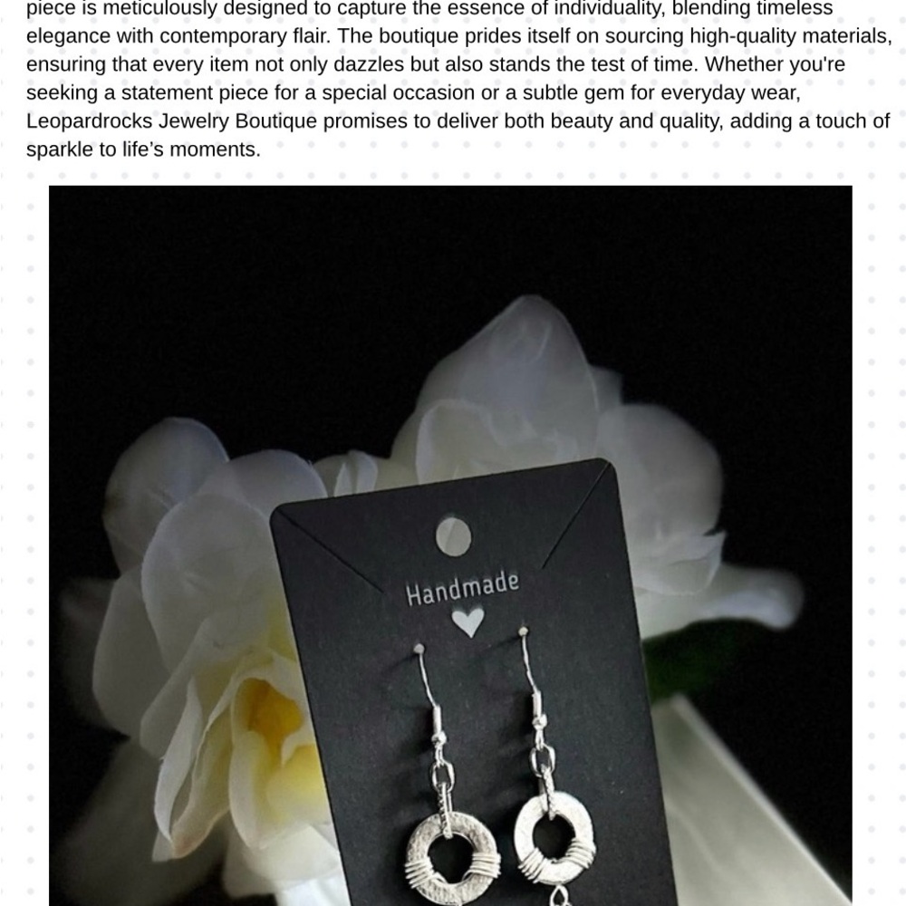 Silver Dangle Earrings